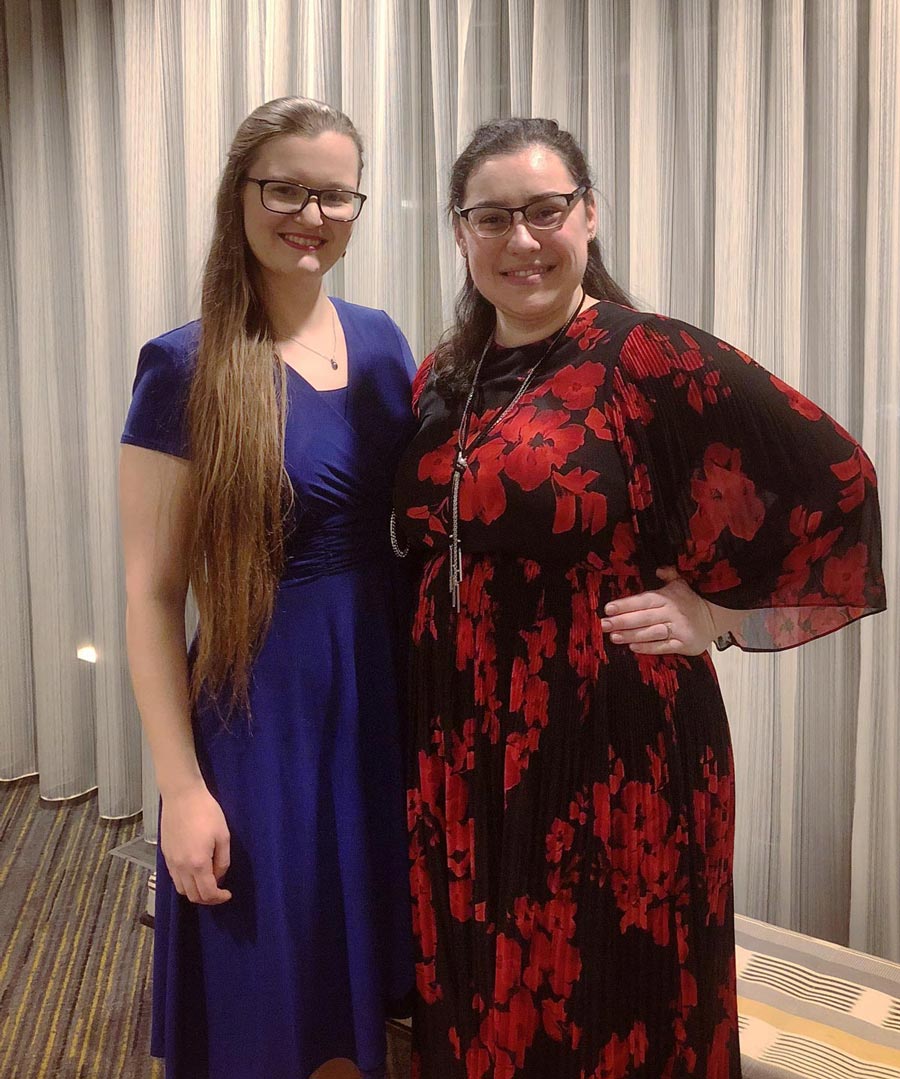 Jane (Evgeniya) Tsekhovaya and Nina Sulkin